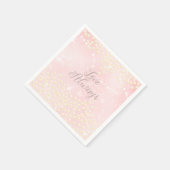 Serviette En Papier Perles brille (Coin)