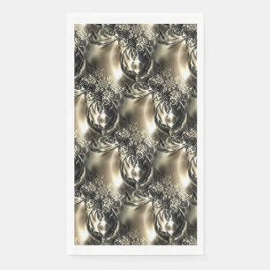 Serviette En Papier Perles dorées