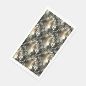 Serviette En Papier Perles dorées (Coin)
