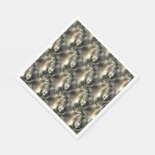 Serviette En Papier Perles dorées (Coin)