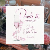 Serviette En Papier Perles modernes et Fête des mariées de poursuites