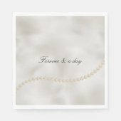 Serviette En Papier Perles White Luxe (Devant)