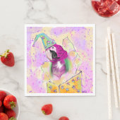 Serviette En Papier Perroquet (En situation)