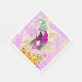 Serviette En Papier Perroquet (Coin)