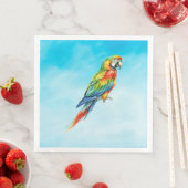 Serviette En Papier Perroquet (En situation)
