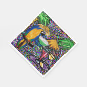 SERVIETTE EN PAPIER PERROQUET (Coin)