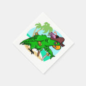 Serviette En Papier Perroquet (Coin)