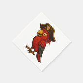 Serviette En Papier Perroquet de pirates (Coin)