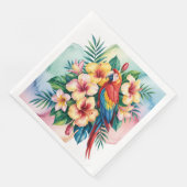 Serviette En Papier Perroquet exotique (Coin)