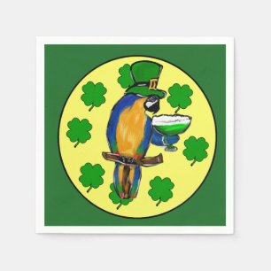 SERVIETTE EN PAPIER PERROQUET ST. PATTY