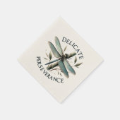 Serviette En Papier Persévérance délicate - libellule artistique (Coin)