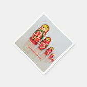 Serviette En Papier Personalize Russian Matryoshka  stacking dolls (Coin)