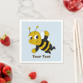 Serviette En Papier Personalized bee cartoon napkins (En situation)