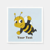 Serviette En Papier Personalized bee cartoon napkins (Devant)