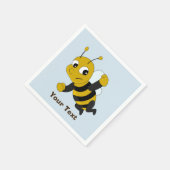 Serviette En Papier Personalized bee cartoon napkins (Coin)