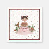 Serviette En Papier Personalized Berry Sweet Baby Shower (Devant)