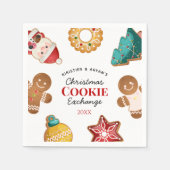 Serviette En Papier Personalized Christmas Cookie Exchange Gingerbread (Devant)