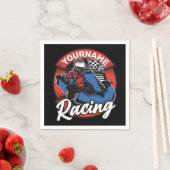 Serviette En Papier Personalized Go Kart (En situation)