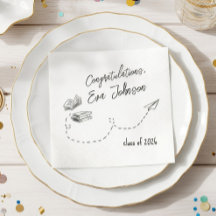 Personalized Graduation Party Napkins