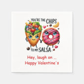 Serviette En Papier Personalized Love Quote Funny Food Napkins (Devant)