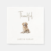 Serviette En Papier Personalized Pet Thanksgiving Cocktail (Devant)
