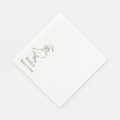 Serviette En Papier Personalized Silly Goose Baby Shower (Coin)