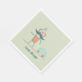 Serviette En Papier Personnage de moustache de conducteur de course dr (Coin)