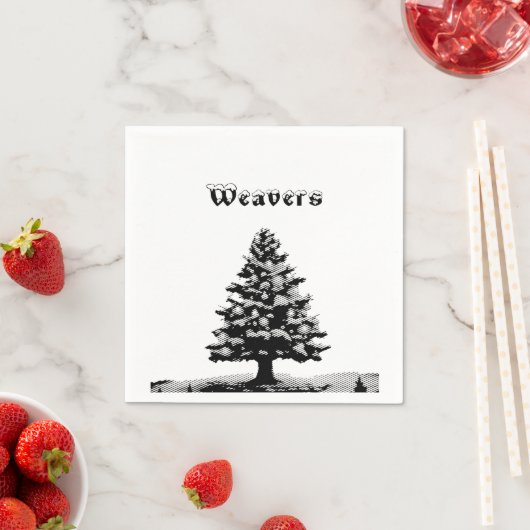 Serviette En Papier Personnalisable (En situation)