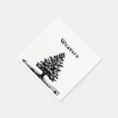 Serviette En Papier Personnalisable (Coin)