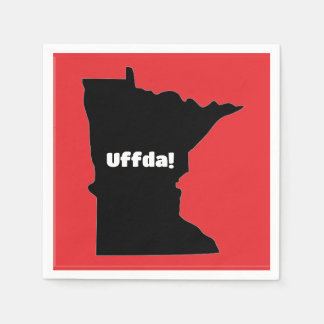 Serviette en papier personnalisable, Minnesota, Uf
