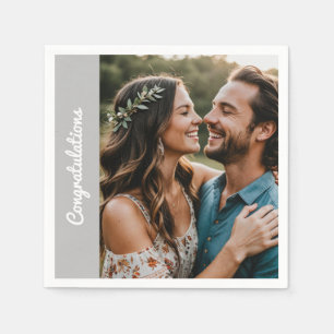 Serviette En Papier personnalisation de texte et photo personnalisatio