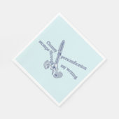Serviette En Papier Personnalisation Drôle Ecriture Créative (Coin)