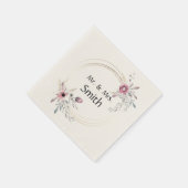 Serviette En Papier Personnalisé (Coin)