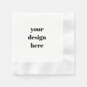 Serviette En Papier Personnalisé (Devant)