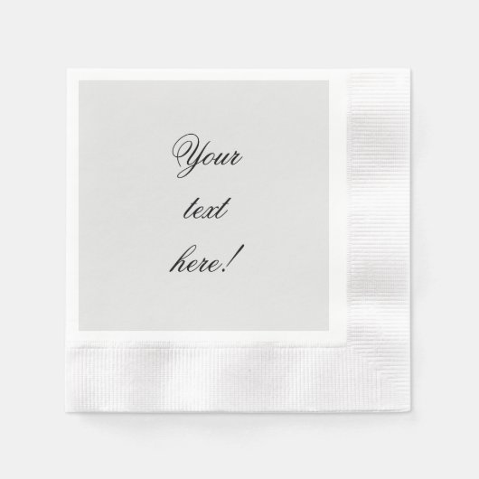 Serviette En Papier Personnalisé (Devant)