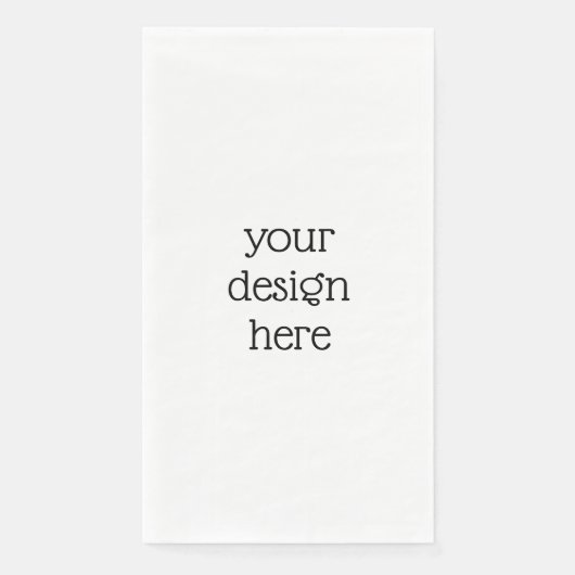 Serviette En Papier Personnalisé (Devant)