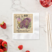 Serviette En Papier Personnalisé - 60 ans (En situation)