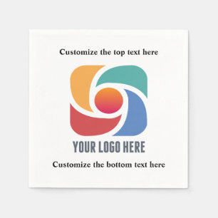 Serviette En Papier Personnalisé Ajouter votre logo d'entreprise