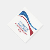 Serviette En Papier Personnalisé Ajouter votre propre candidat à la pr (Coin)