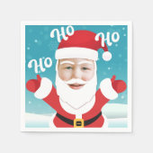 Serviette En Papier Personnalisé Ajouter votre propre photo Noël (Devant)