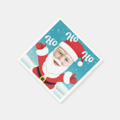 Serviette En Papier Personnalisé Ajouter votre propre photo Noël (Coin)