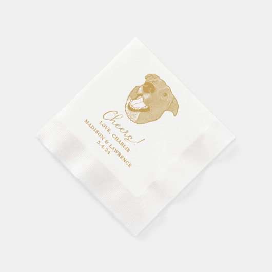 Serviette En Papier Personnalisé Cocktail pour animaux de compagnie Ma (Coin)