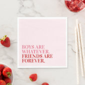 Serviette En Papier Personnalisé Happy Galentine's Day Party (En situation)