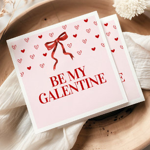 Serviette En Papier Personnalisé Happy Galentine's Day Party