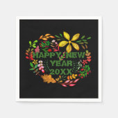 SERVIETTE EN PAPIER PERSONNALISÉ HEUREUX NOUVEL AN 20XX (Devant)