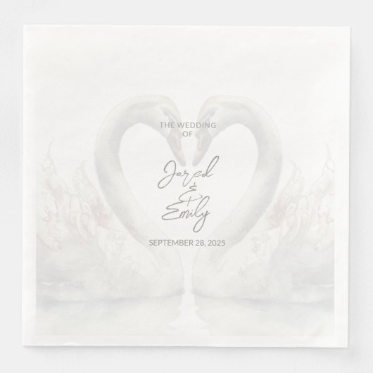 Serviette En Papier Personnalisé mariage (Devant)