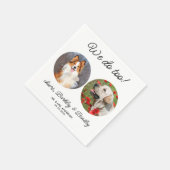 Serviette En Papier Personnalisé Nous faisons Trop 2 Photo Mariage chi (Coin)