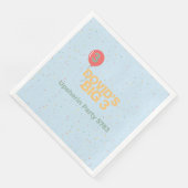 Serviette En Papier Personnalisé Upsherin Napkin (Coin)