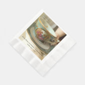 Serviette En Papier Personnalisé [Votre Événement] Serviettes de thé f (Coin)