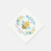 Serviette En Papier Personnalisée Mama mignonne à être Baby shower (Coin)